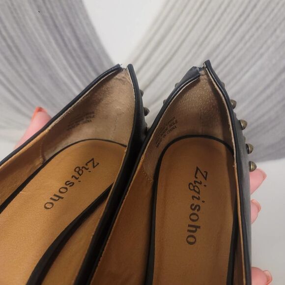 Zigi Soho "Koopa" Studded Heels Sz 7 - Picture 9 of 9